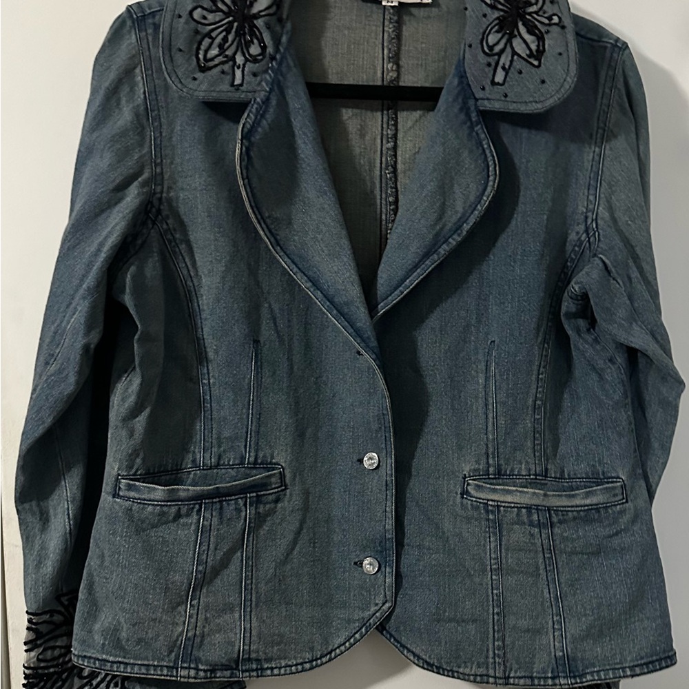 Embroidered Denim Jacket